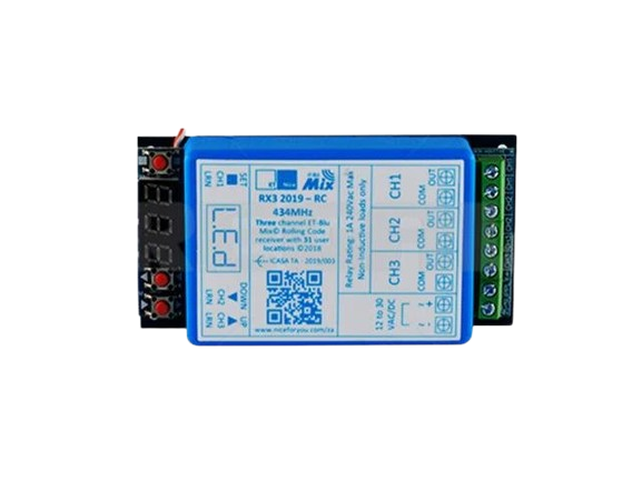 Nice RX3 Blu 434MHz RC Receiver - RSEC