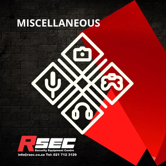 RSEC - Security Equipment Centre - Miscellaneous Security Products