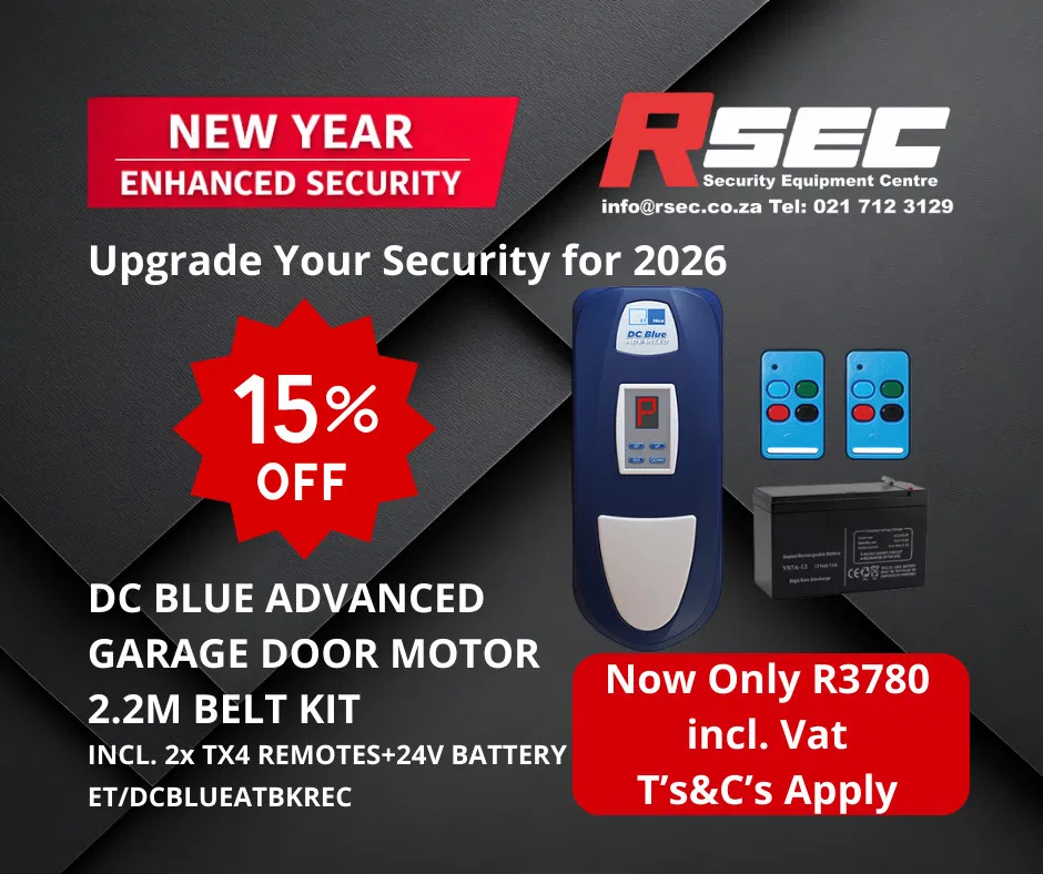 DC BLUE ADVANCED GARAGE DOOR MOTOR 2.2M