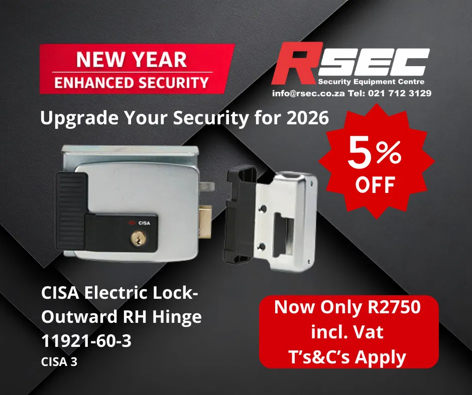 CISA Electric Lock - Outward RH Hinge 11921-60-3